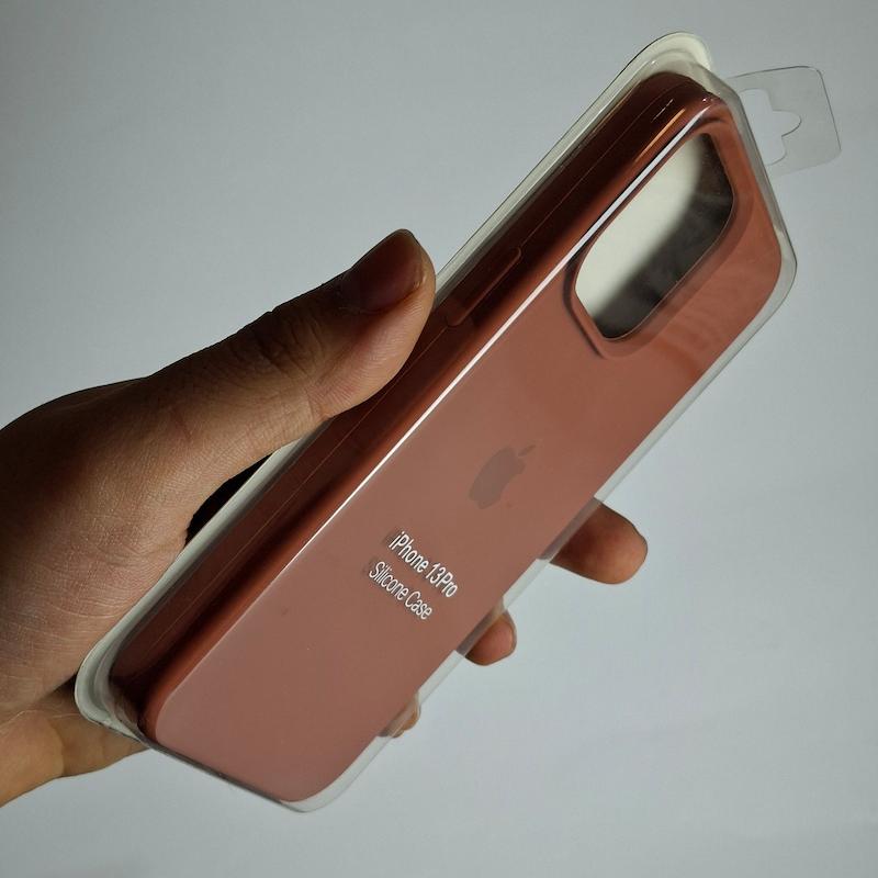 کاور IPhone 13 Pro سیلیکونی اورجینال پاک کنی اپل آیفون ۱۳ پرو
