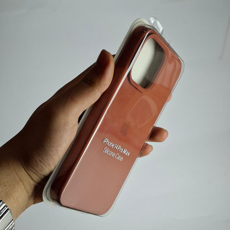کاور IPhone 14 Pro Max سیلیکونی اورجینال پاک کنی اپل آیفون ۱۴ پرو مکس