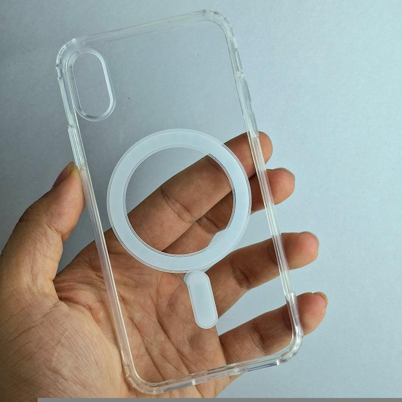 کاور IPhone X / XS شفاف مگسیف ساپورت اپل آیفون x و xs