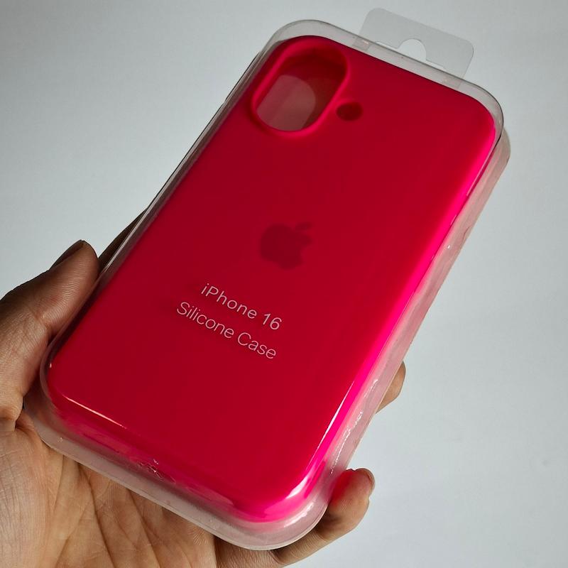 کاور IPhone 16 سیلیکونی اورجینال پاک کنی اپل آیفون ۱۶