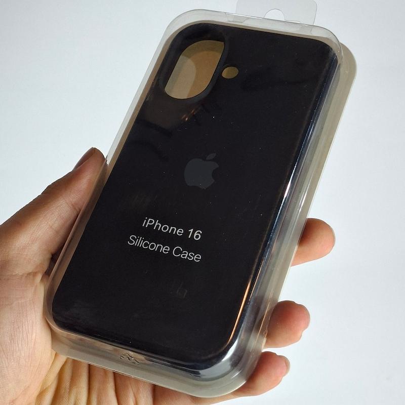 کاور IPhone 16 سیلیکونی اورجینال پاک کنی اپل آیفون ۱۶