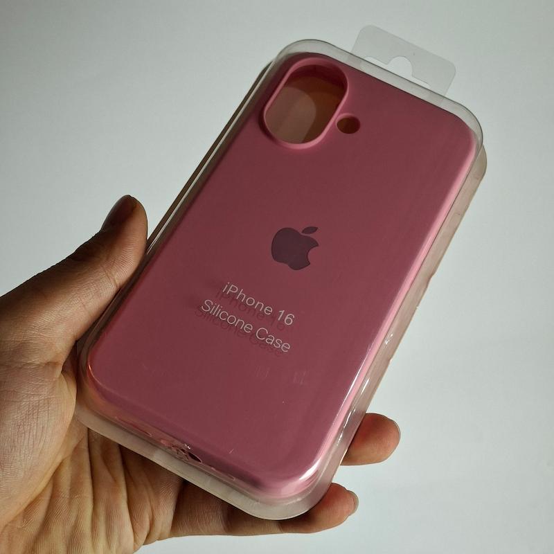 کاور IPhone 16 سیلیکونی اورجینال پاک کنی اپل آیفون ۱۶