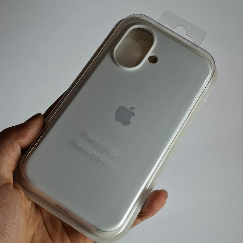 کاور IPhone 16 سیلیکونی اورجینال پاک کنی اپل آیفون ۱۶