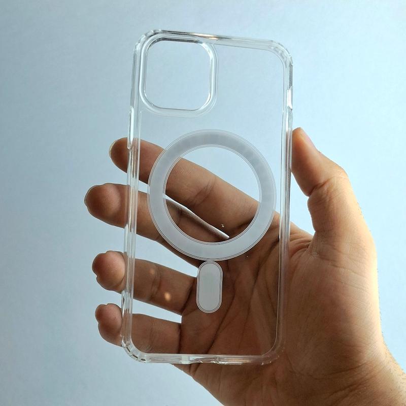 کاور IPhone 11 شفاف مگسیف ساپورت اپل آیفون ۱۱ نرمال