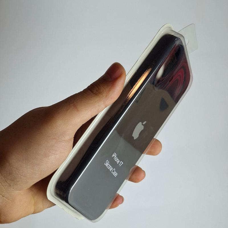 کاور IPhone 17 سیلیکونی اورجینال پاک کنی اپل آیفون ۱۷
