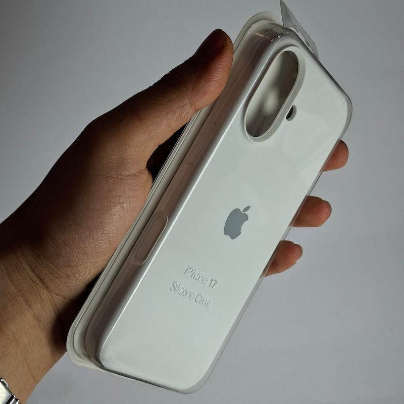 کاور IPhone 17 سیلیکونی اورجینال پاک کنی اپل آیفون ۱۷