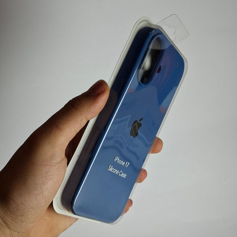 کاور IPhone 17 سیلیکونی اورجینال پاک کنی اپل آیفون ۱۷