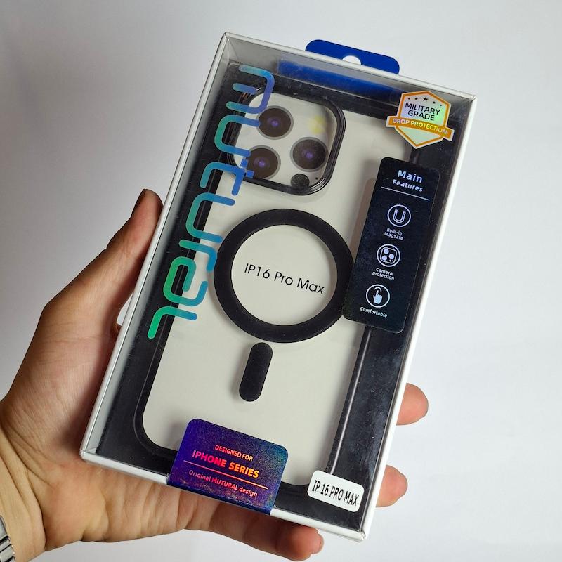 کاور IPhone 16 Pro Max کریستالی دور رنگی اپل آیفون ۱۶ پرو مکس 