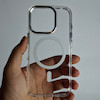 کاور IPhone 16 Pro شفاف متال مگسیف ساپورت اپل‌ آیفون ۱۶ پرو