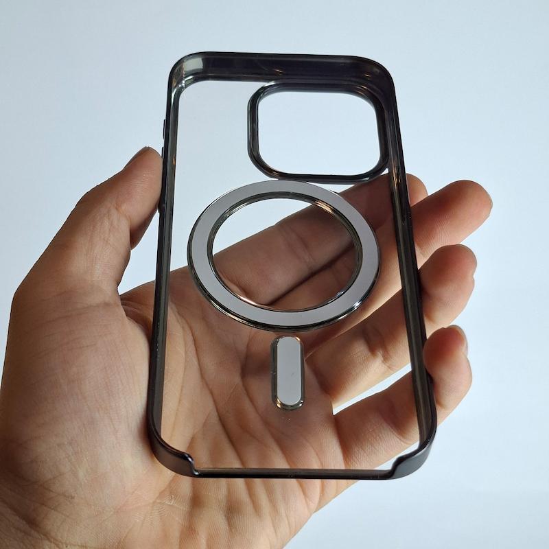 کاور IPhone 15 Pro کریستالی دور رنگی اپل آیفون ۱۵ پرو