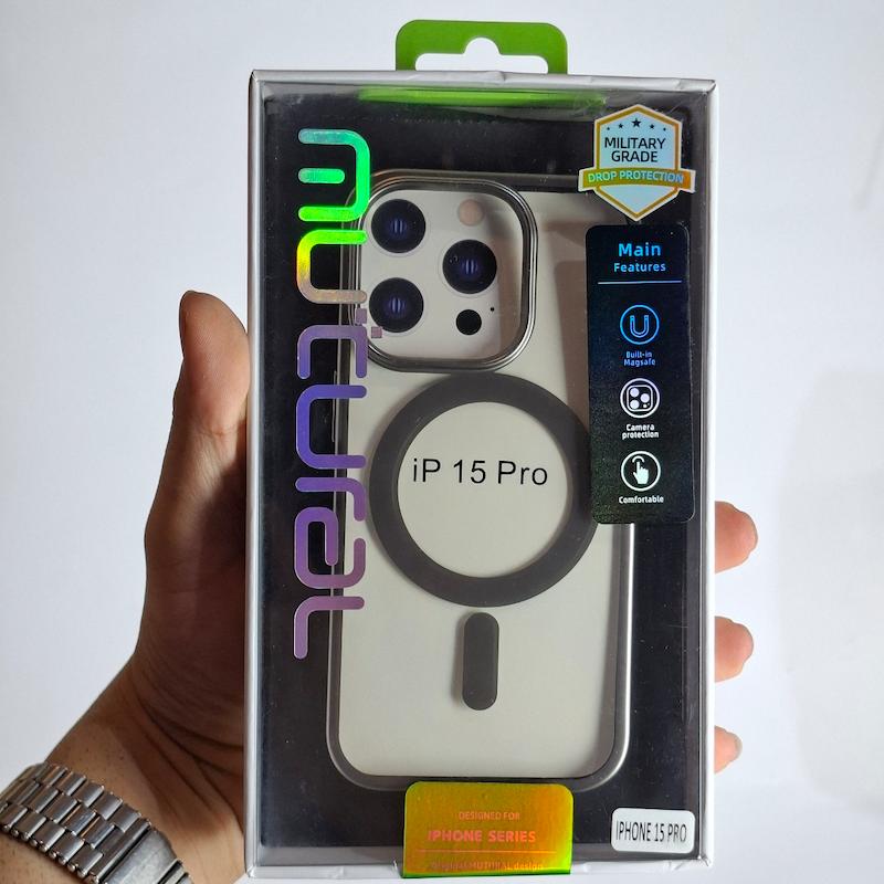 کاور IPhone 15 Pro کریستالی دور رنگی اپل آیفون ۱۵ پرو
