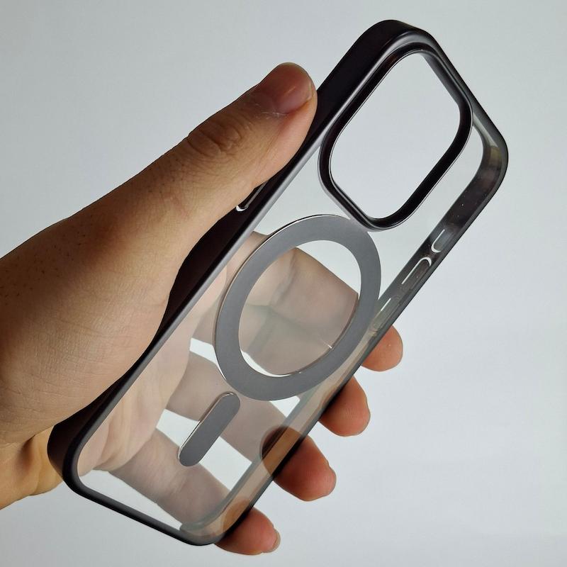 کاور IPhone 15 Pro کریستالی دور رنگی اپل آیفون ۱۵ پرو