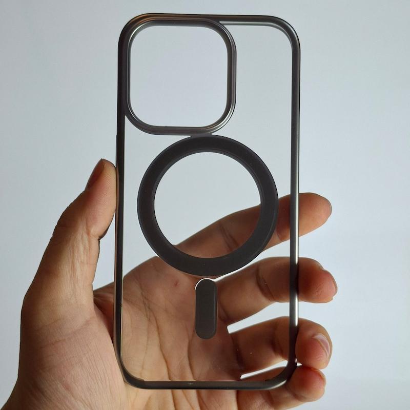 کاور IPhone 15 Pro کریستالی دور رنگی اپل آیفون ۱۵ پرو