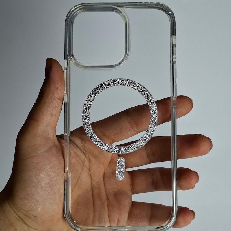 کاور IPhone 16 Pro Max شفاف مگسیف شاینی اپل آیفون ۱۶ پرو مکس