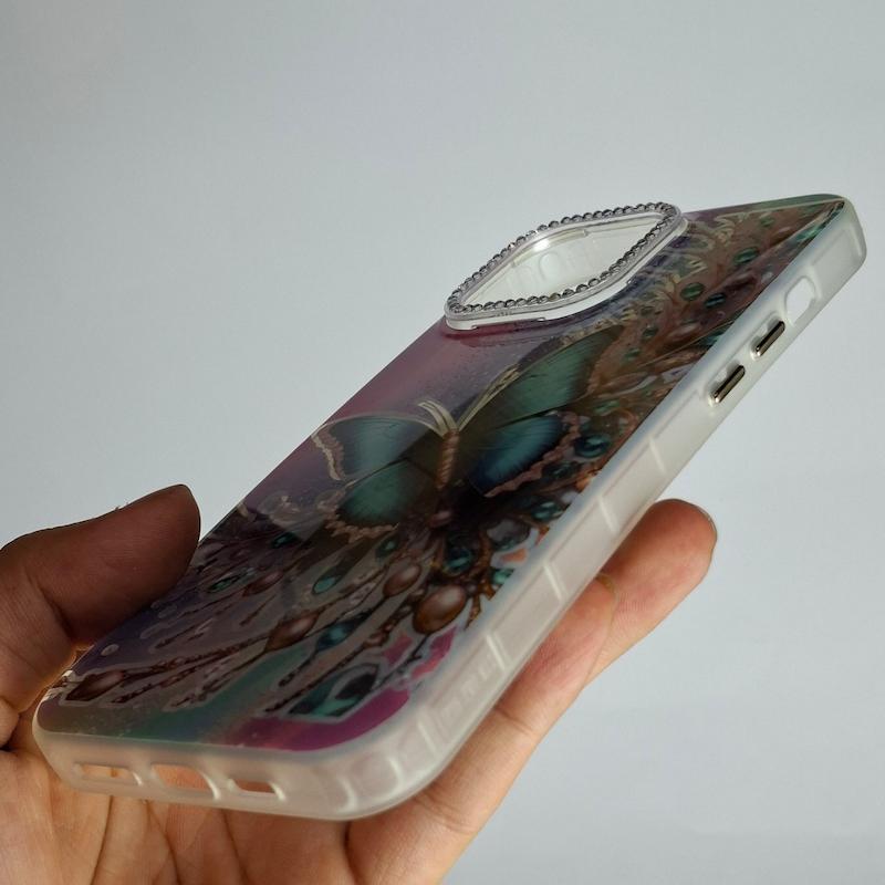 کاور IPhone 16 Pro Max پروانه هولوگرامی فانتزی اپل آیفون ۱۶ پرو مکس