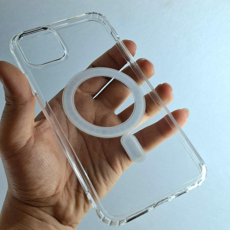 کاور IPhone 12 Pro Max شفاف مگسیف ساپورت اپل آیفون ۱۲ پرو مکس