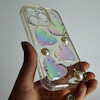 کاور IPhone 16 Pro قلبی هولوگرامی با آویز اپل آیفون ۱۶ پرو