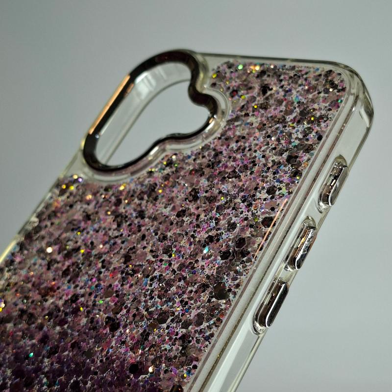 کاور IPhone 16 شاینی فانتزی بنفش اپل آیفون ۱۶ نرمال