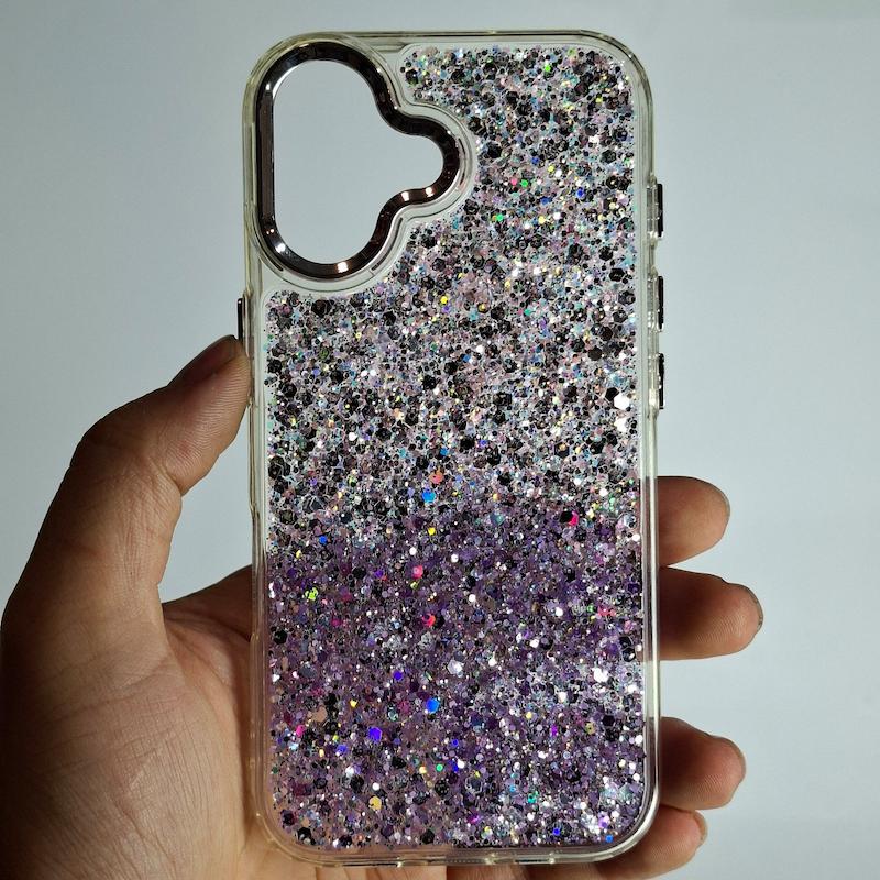کاور IPhone 16 شاینی فانتزی بنفش اپل آیفون ۱۶ نرمال