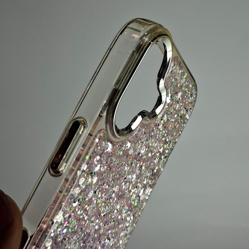 کاور IPhone 16 شاینی فانتزی بنفش اپل آیفون ۱۶ نرمال