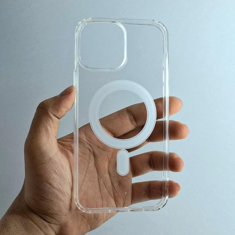کاور IPhone 15 شفاف مگسیف ساپورت اپل آیفون ۱۵ نرمال