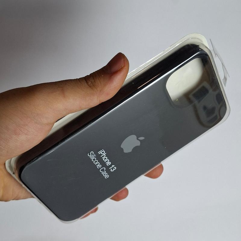 کاور IPhone 13 سیلیکونی اورجینال پاک کنی اپل آیفون ۱۳