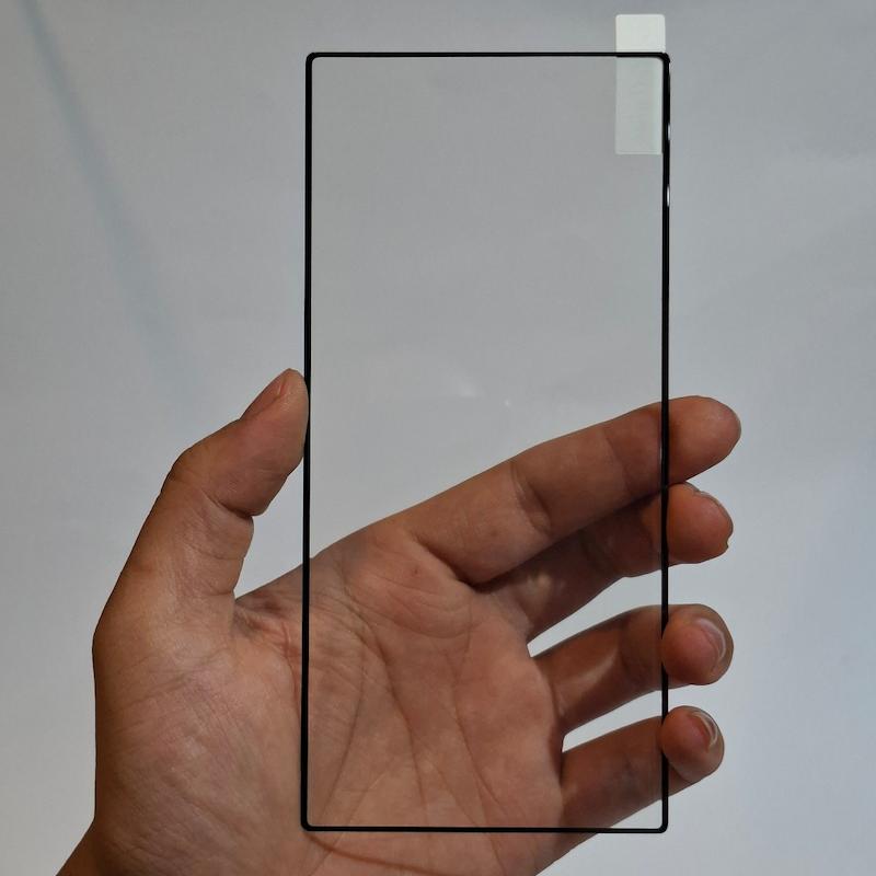 گلس Galaxy S23 Ultra محافظ صفحه نمایش فول چسب خمیده ایج سامسونگ گلگسی s23 اولترا