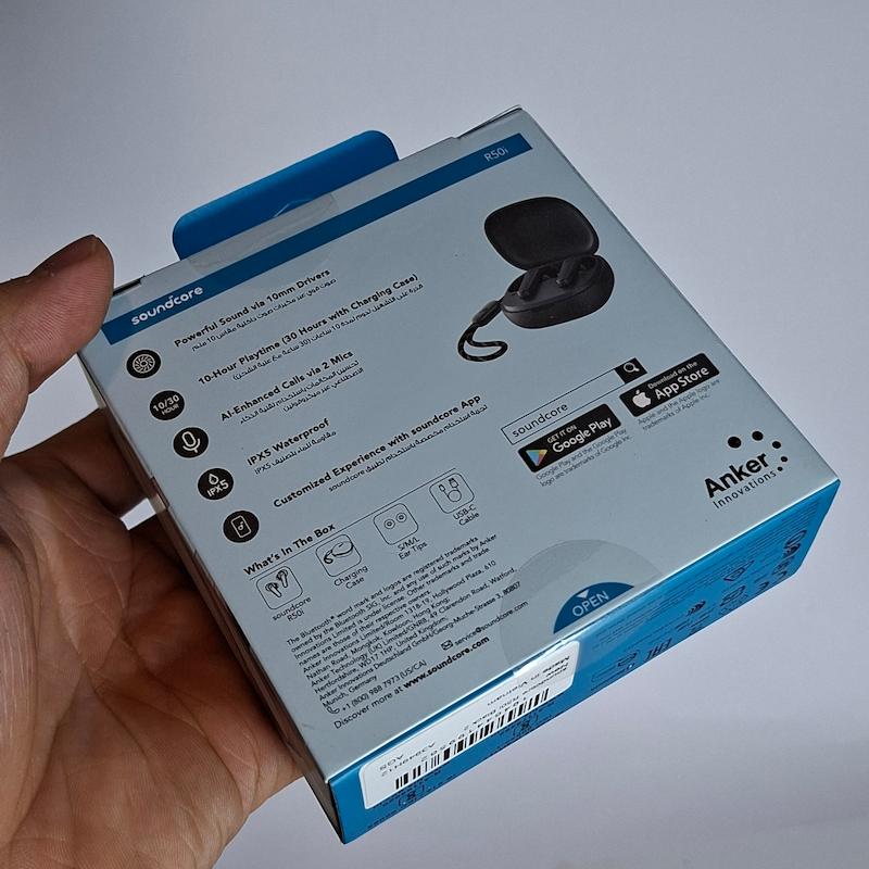 ایرپاد Anker R50i‌ هدفون اورجینال انکر اتصال به نرم افزار Soundcore 