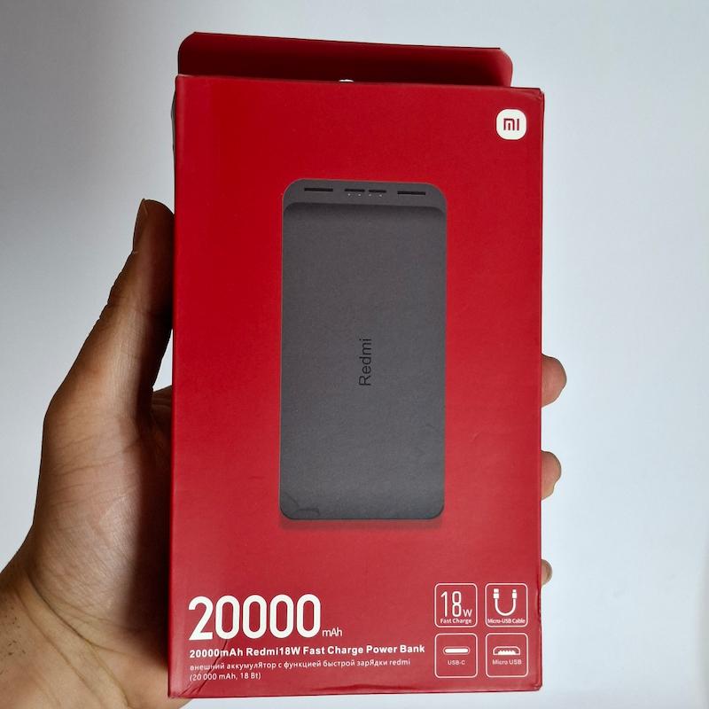 پاوربانک Redmi 2000 شیائومی مدل ردمی ۲۰ هزار آمپرساعت ۳ پورت فست شارژ