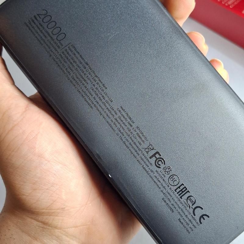 پاوربانک Redmi 2000 شیائومی مدل ردمی ۲۰ هزار آمپرساعت ۳ پورت فست شارژ