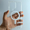 کاور Galaxy S24 Ultra شفاف مگسیف ساپورت سامسونگ گلگسی s24 اولترا