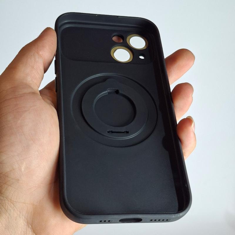 کاور IPhone 15 لنزدار استند مگسیف ساپورت اپل آیفون ۱۵