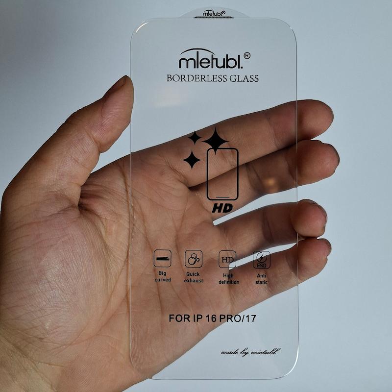 محافظ صفحه نمایش IPhone 16 Pro / 17 گلس بدون حاشیه اپل آیفون ۱۶ پرو و ۱۷ نرمال Borderless HD New میتوبل اورجینال