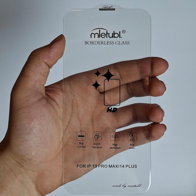 محافظ صفحه نمایش IPhone 13 Pro Max گلس بدون حاشیه اپل آیفون ۱۳‌ پرو مکس Borderless HD New میتوبل اورجینال
