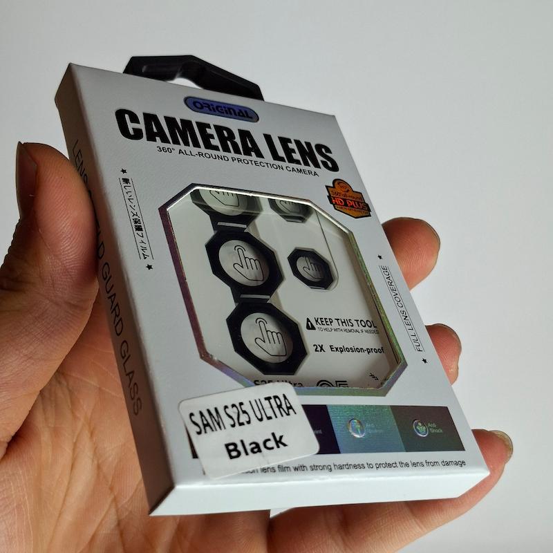 محافظ لنز Galaxy S25 Ultra هشت ضلعی فلزی سامسونگ گلگسی اس ۲۵ اولترا