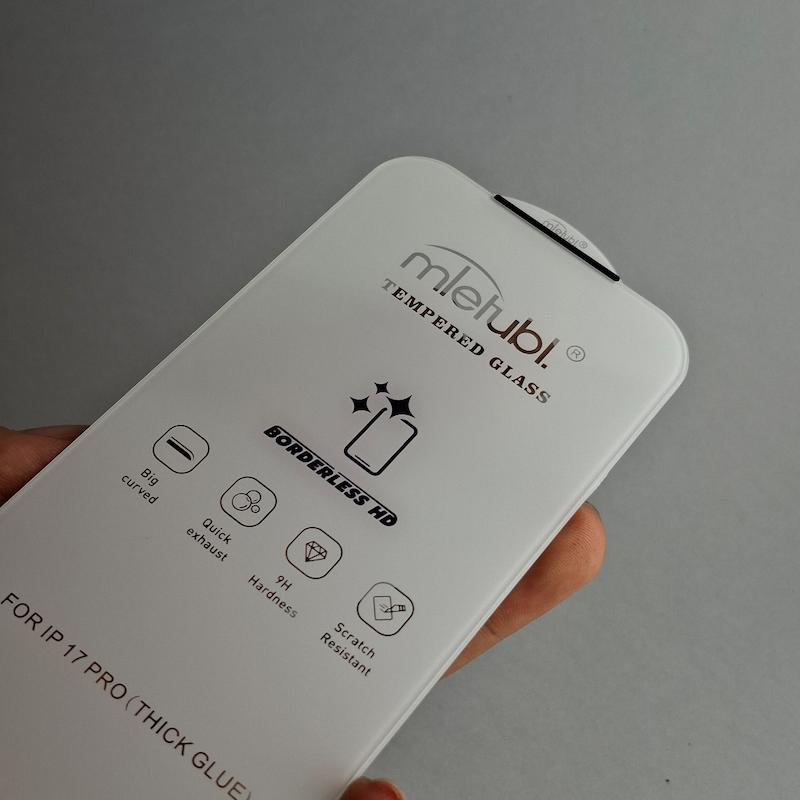 محافظ صفحه نمایش IPhone 17 Pro گلس بدون حاشیه اپل آیفون ۱۷ پرو Borderless HD میتوبل اورجینال