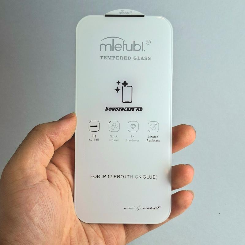 محافظ صفحه نمایش IPhone 17 Pro گلس بدون حاشیه اپل آیفون ۱۷ پرو Borderless HD میتوبل اورجینال