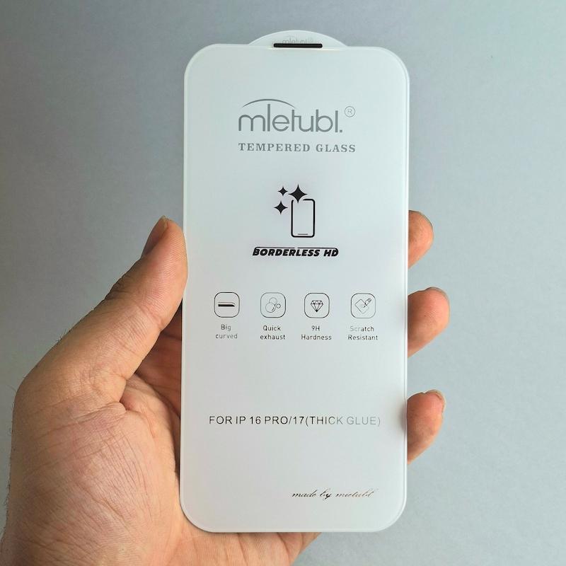محافظ صفحه نمایش IPhone 16 Pro / 17 گلس بدون حاشیه اپل آیفون ۱۶ پرو و ۱۷ نرمال Borderless HD میتوبل اورجینال