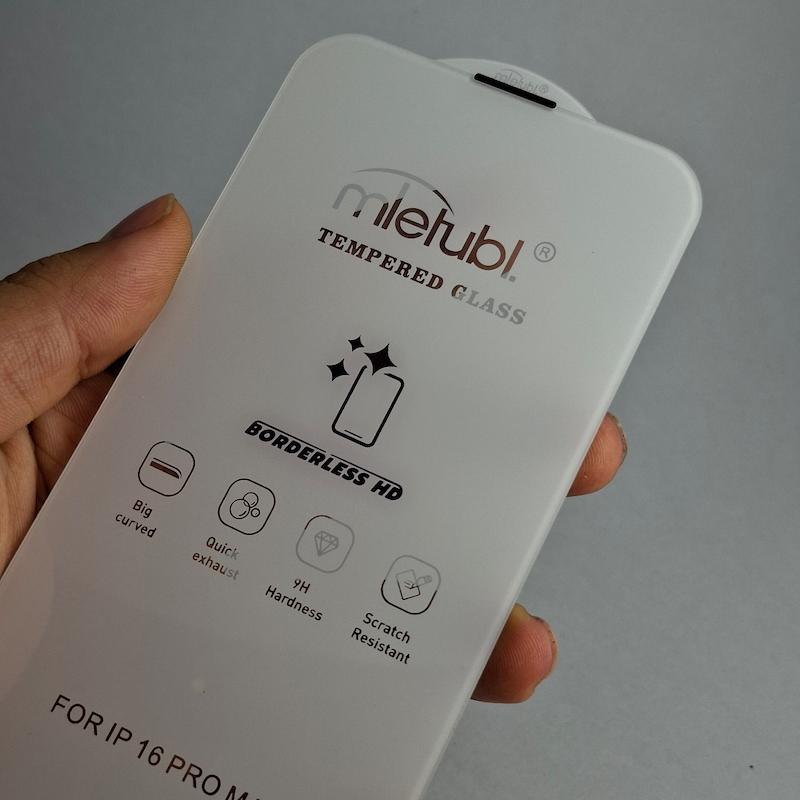 محافظ صفحه نمایش IPhone 16 Pro Max گلس بدون حاشیه اپل آیفون ۱۶ پرو مکس Borderless HD میتوبل اورجینال