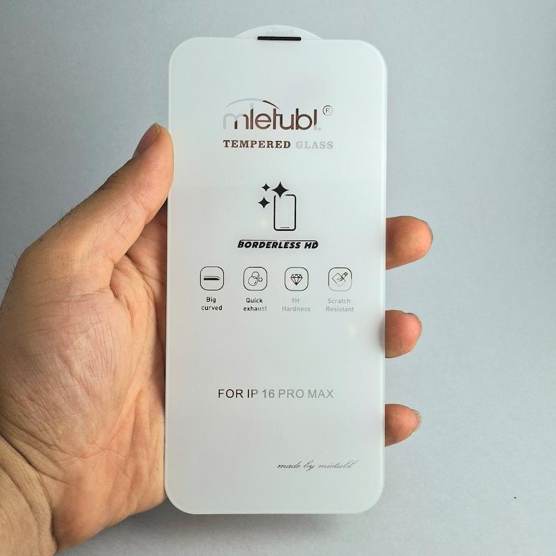 محافظ صفحه نمایش IPhone 16 Pro Max گلس بدون حاشیه اپل آیفون ۱۶ پرو مکس Borderless HD میتوبل اورجینال