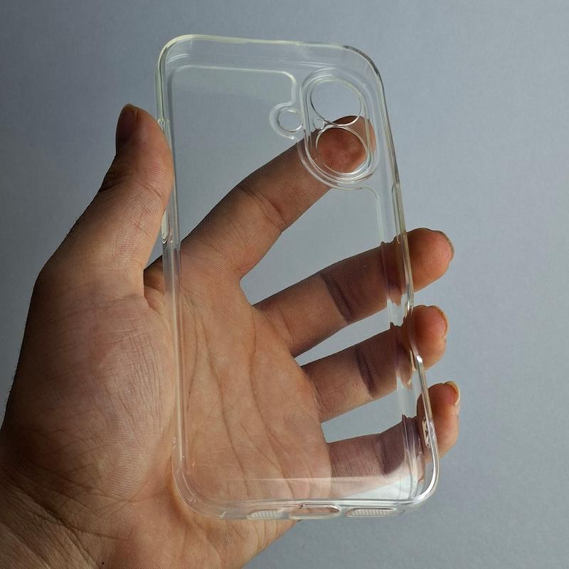 کاور شفاف IPhone 16 مدل Space ژله ای اپل آیفون ۱۶ نرمال 