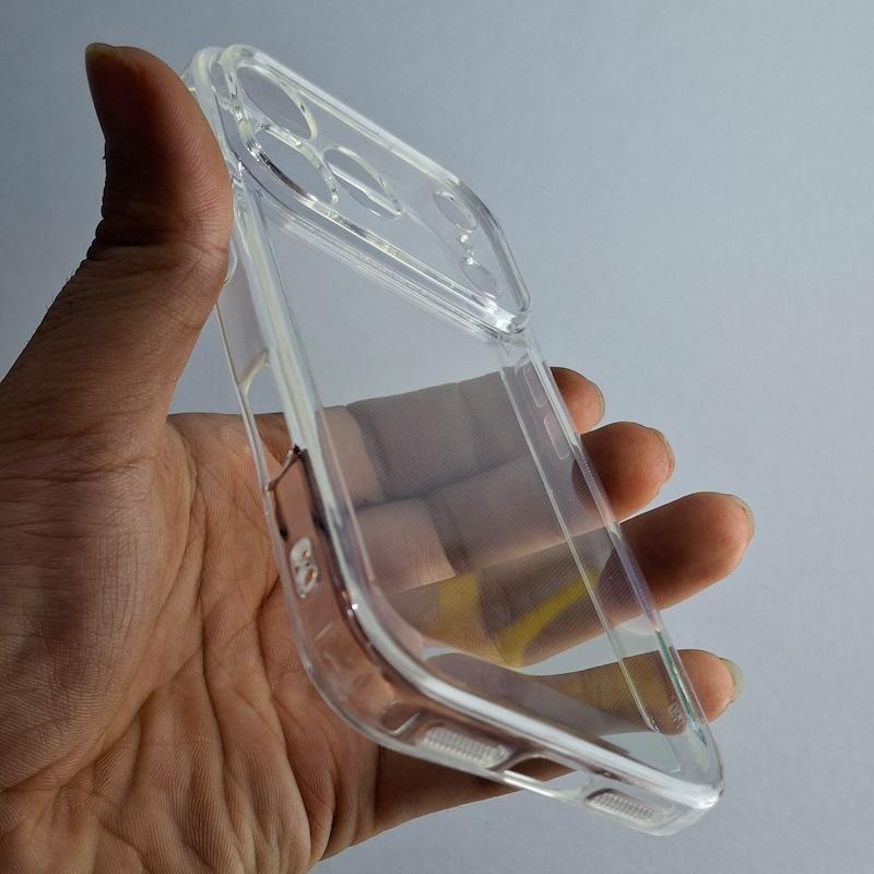 کاور شفاف IPhone 18 Pro / IPhone 17 Pro مدل Space ژله ای اپل آیفون ۱۷ پرو و آیفون ۱۸ پرو