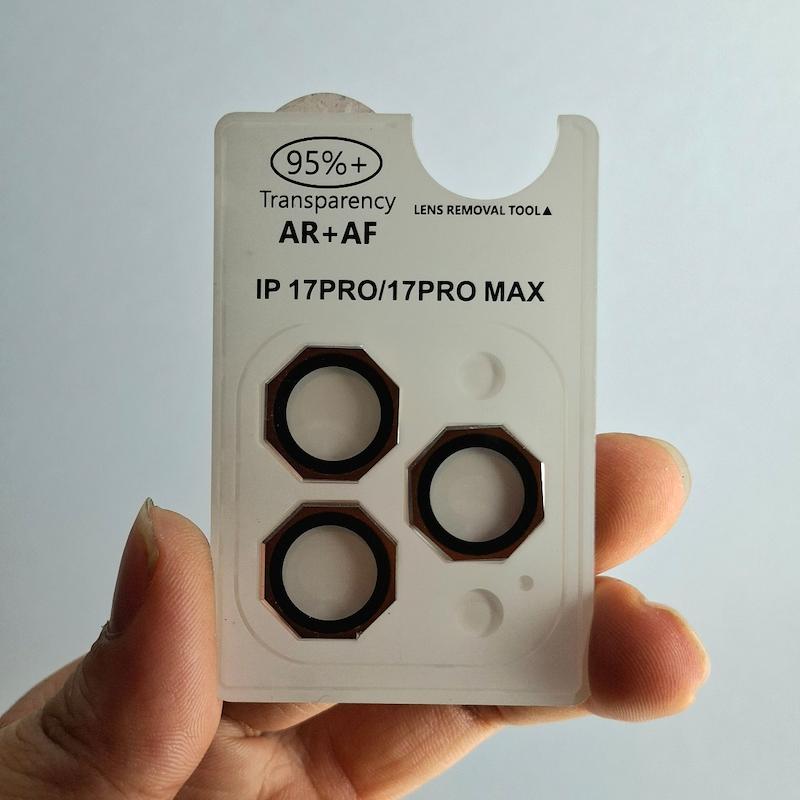 محافظ لنز IPhone 17 Pro / IPhone 17 Pro Max هشت ضلعی فلزی اپل آیفون ۱۷ پرومکس