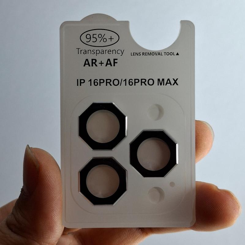 محافظ لنز IPhone 15 Pro / IPhone 15 Pro Max هشت ضلعی فلزی اپل آیفون ۱۵ پرومکس و ۱۵ پرو