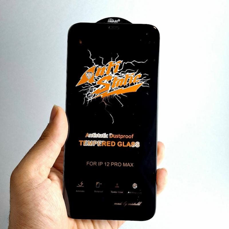 محافظ صفحه نمایش IPhone 12 Pro Max گلس AntiStatic اپل آیفون ۱۲ پرو مکس آنتی استاتیک میتوبل اورجینال