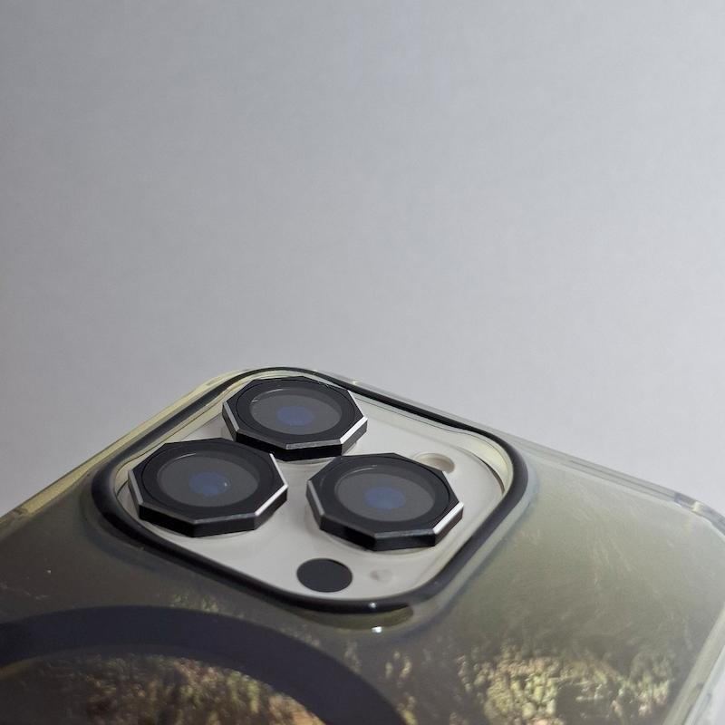 محافظ لنز IPhone 14 Pro / IPhone 14 Pro Max هشت ضلعی فلزی اپل آیفون ۱۴ پرومکس و ۱۴ پرو