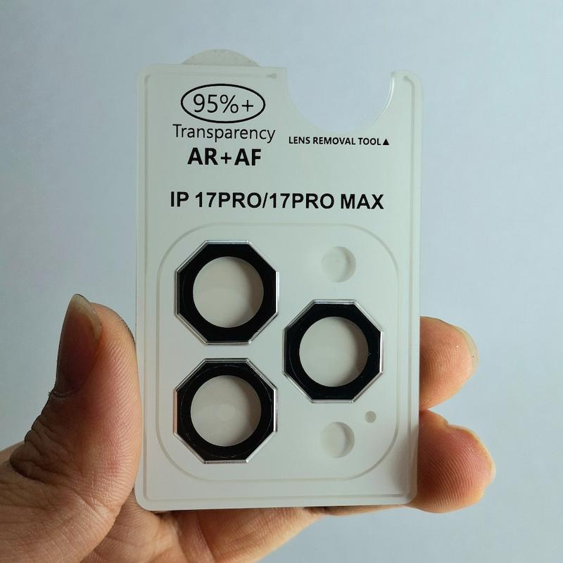 محافظ لنز IPhone 17 Pro / IPhone 17 Pro Max هشت ضلعی فلزی اپل آیفون ۱۷ پرومکس