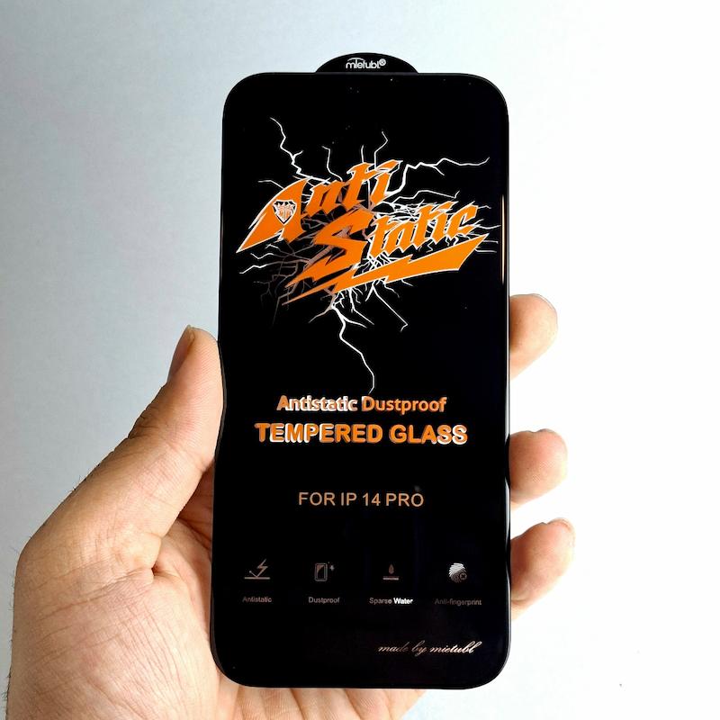 محافظ صفحه نمایش IPhone 14 Pro گلس AntiStatic اپل آیفون ۱۴ پرو آنتی استاتیک میتوبل اورجینال