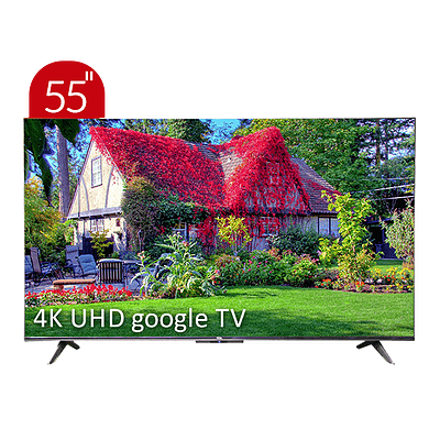 تلویزیون UHD 4K هوشمند google TV تی سی ال مدل P635 سایز 55 اینچ