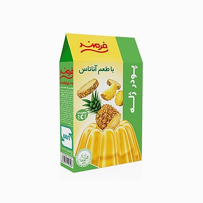 پودر ژله فرمند آناناس تخفیف واحد 5000 تومان